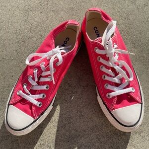 Converse Vibrant HOT PINK Canvas Shoes